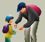 親子のイラスト
